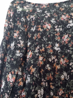 Mango dress like new with transparent sleeves, above knee length