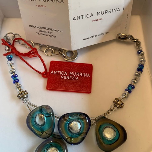 Antica Murrina Venezia women's bracelet new with Murano glass stones