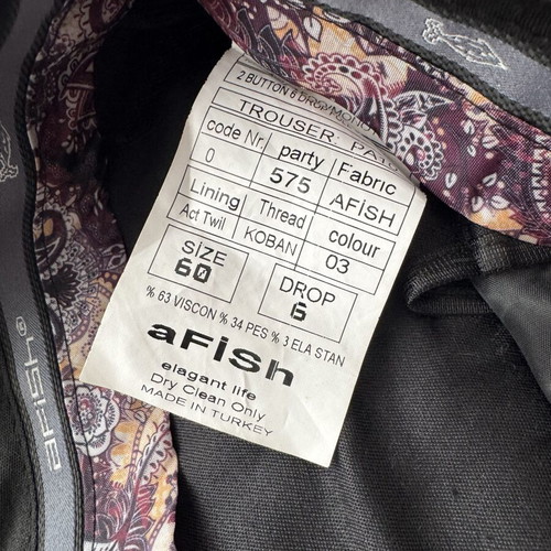 Formal dress trousers Afish 3XL like new, black