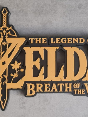 3D Printed Zelda Logos new collectible decor