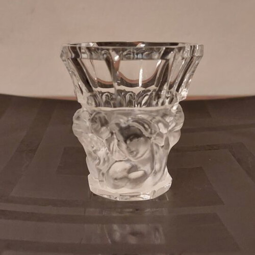 Halama Montmartre Art Deco crystal mini vases set of 2