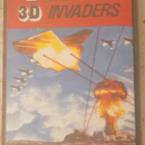 3d Invaders Amstrad cassette like new