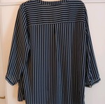 Tunic blue with white stripes like new, Spanish made