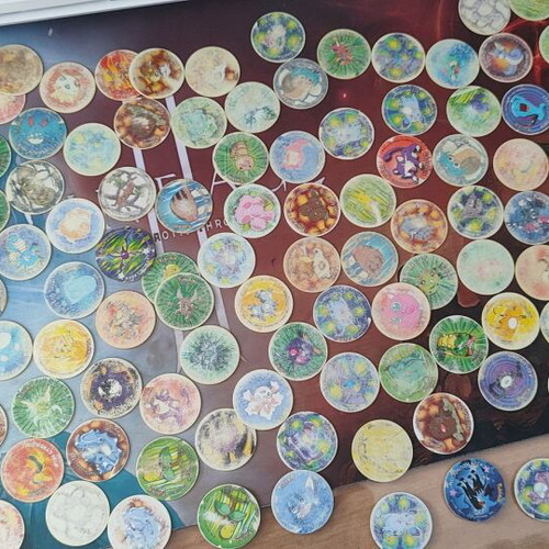 Pokémon collectible tazos used, collection of 150+ pieces