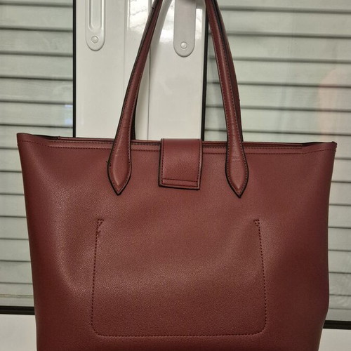 Carpisa shoulder tote bag, burgundy