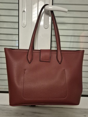 Carpisa shoulder tote bag, burgundy