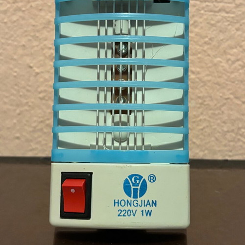 Electric insect repellent used with blue Led lamp