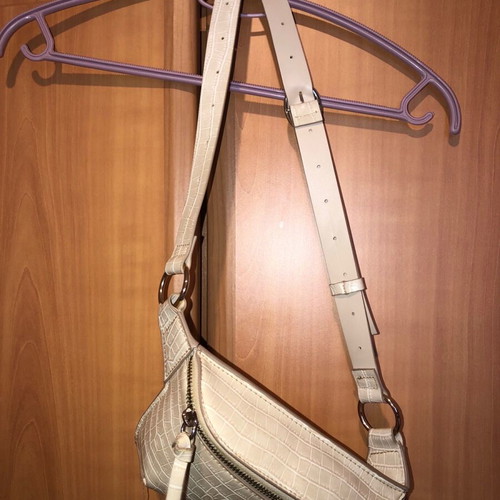 Banana bag women's used H&M beige