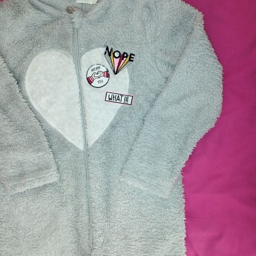 Orchestra onesie pajama No8 like new, warm, gray