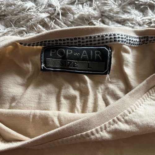 Pop Air men's shirt like new, size L, beige