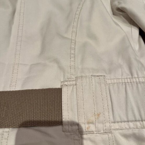 Bershka jacket used, size M, white