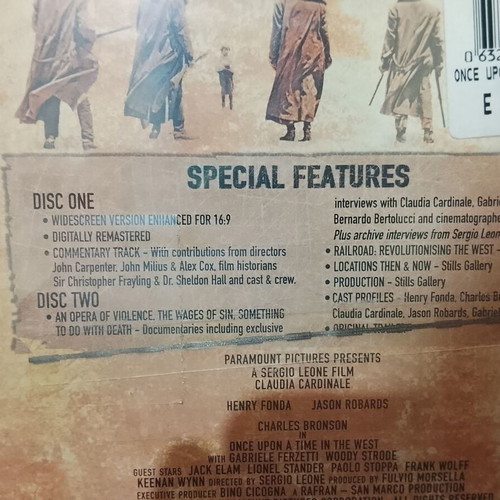 Once Upon a Time in the West DVD new, 2-disc special collector's edition with Greek subtitles