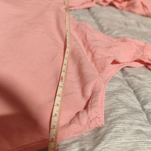 Celestino pink sleeveless blouse like new with ruffles
