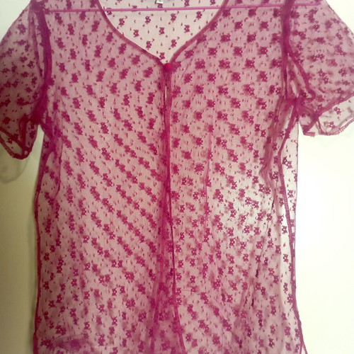 Vintage bolero in intense fuchsia color, like new