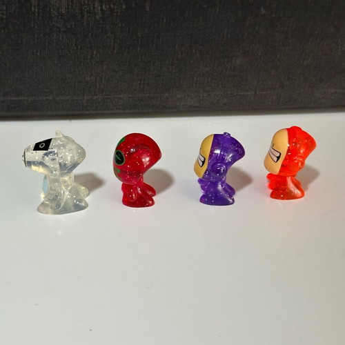 Gogo’s Crazy Bones glitter translucent collectible set like new