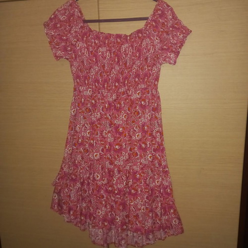 Mayoral floral dress size 16, fuchsia pink