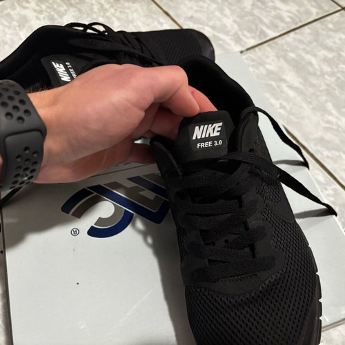 Nike Free Run 3.0 used athletic shoes size 42 black