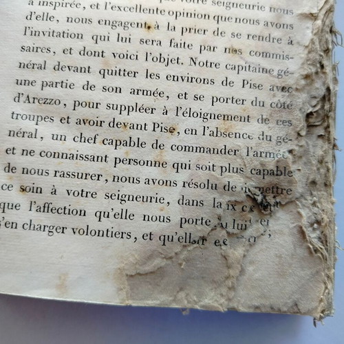 Machiavelli book "Oeuvres Completes De Machiavel" used, Paris 1824