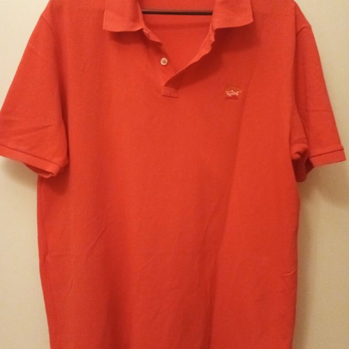 Paul & Shark polo shirt, XXL, orange-red