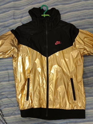 Nike jacket used, gold, size M