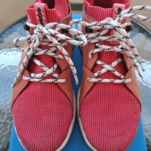 Columbia women's OutDry athletic shoes used, red, size 38