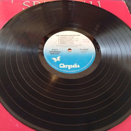 Spandau Ballet The Singles Collection vinyl used, pop