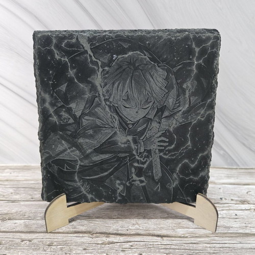 Engraved volcanic stone Kimetsu no Yaiba Zenitsu Agatsuma new