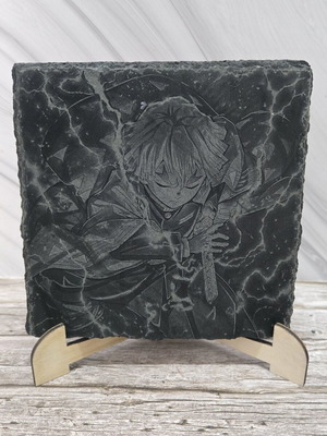 Engraved volcanic stone Kimetsu no Yaiba Zenitsu Agatsuma new