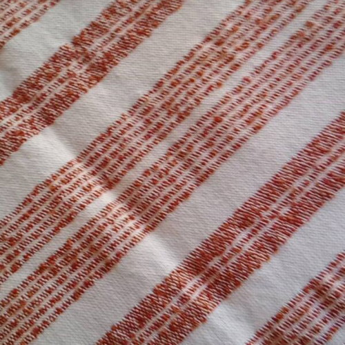 Woven blanket terracotta like new 1.60×2.15