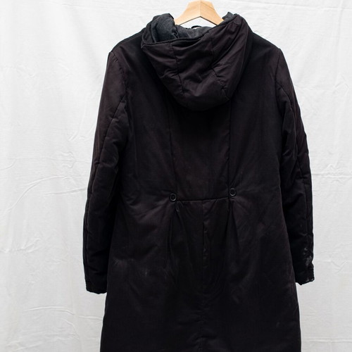 Long jacket with hood black A.L.E. used