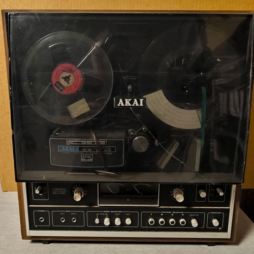 Akai GX-1820 Vintage Reel to Reel and 8-Track Player Used