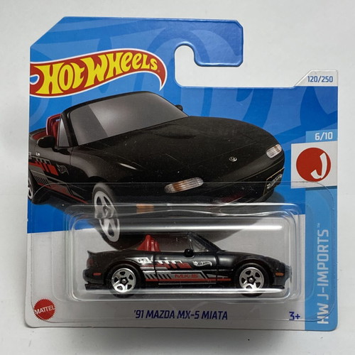 1991 Mazda MX-5 Miata Hot Wheels new, black