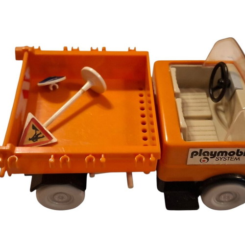Vintage Lyra Playmobil 3203 Truck with Tipper and Worker used