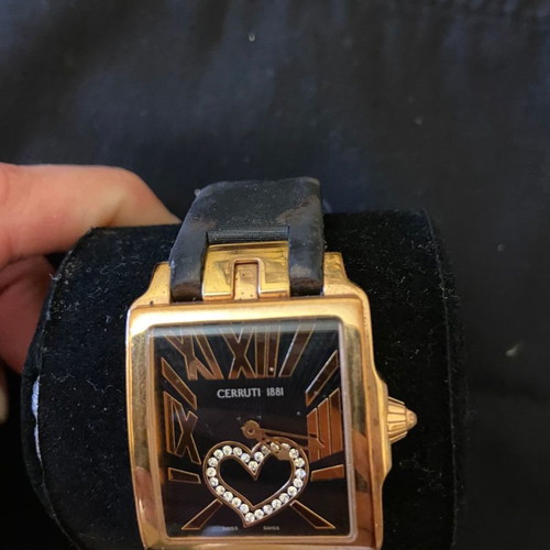 Cerruti 1881 women's watch used with strap wear
