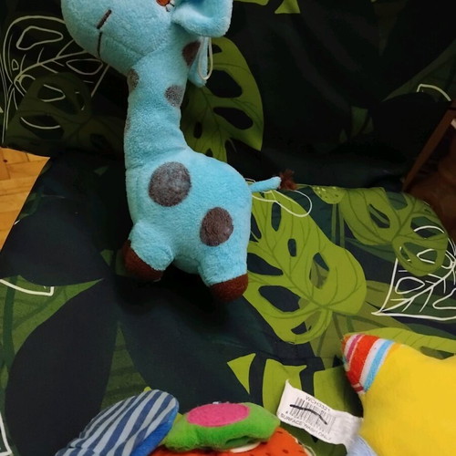 Plush toys used, set of 3 pieces