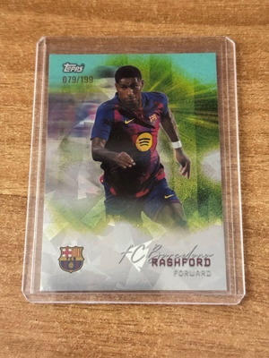 Topps Rashford Barcelona αριθμημένη κάρτα καινούργια