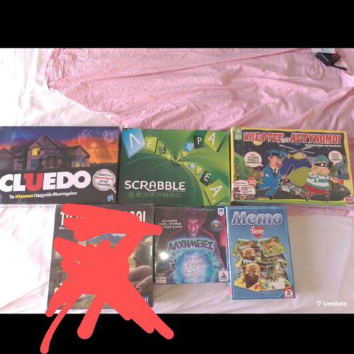 Board games new, pack of 5 sealed