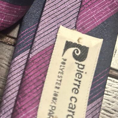 Pierre Cardin used silk striped ties set of 3