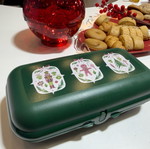 Tupperware Twin Rectangular Xmas Edition new