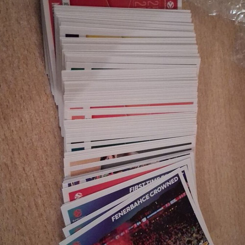 Euroleague 2025-2026 stickers, 60 different, like new