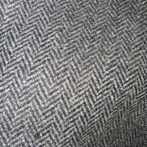 Wool men's coat Crombie used, size 58R6, herringbone pattern