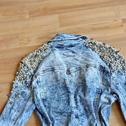 Fashion jacket like new, blue, sizes XS and S
