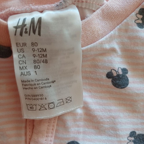 Baby sleepsuit 9-12 months like new