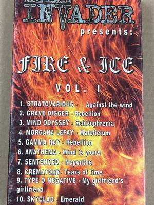 VHS Βιντεοκασέτα Metal Invader Fire & Ice Vol I 1997 μεταχειρισμένη