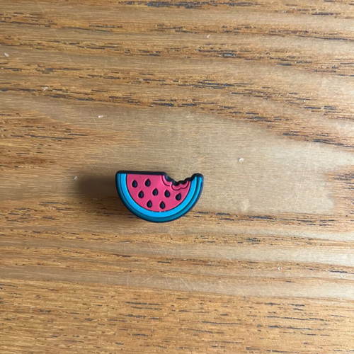 Crocs pins watermelon and cherry set like new