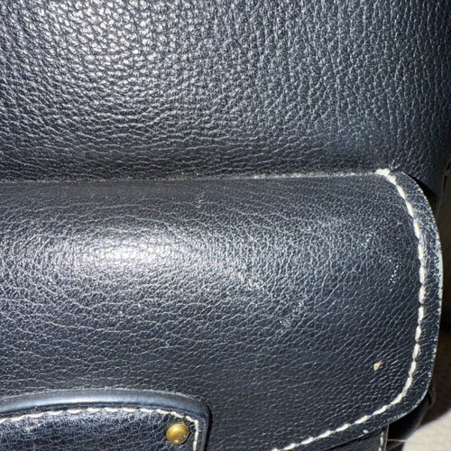 Ralph Lauren leather backpack used, black