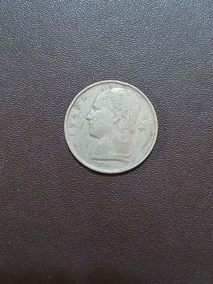Belgium 5 Francs coin 1949