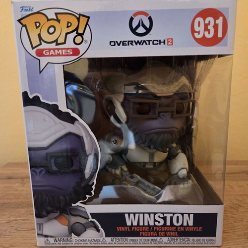 Funko Pop Games 931 Overwatch Winston new 6-inch figure