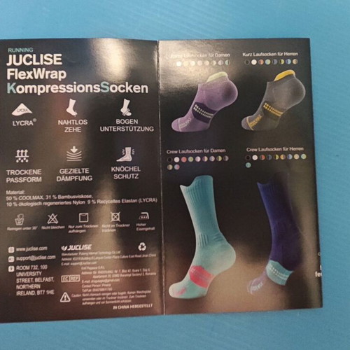 Coolmax Bamboo Breathable Compression Men's Socks Short EU42/47 New, 3 Pack
