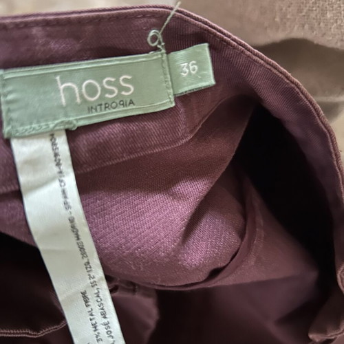 Hoss Intropia cotton cardigan like new, size 36, burgundy